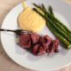 Steak Kebabs with Cheese Grits