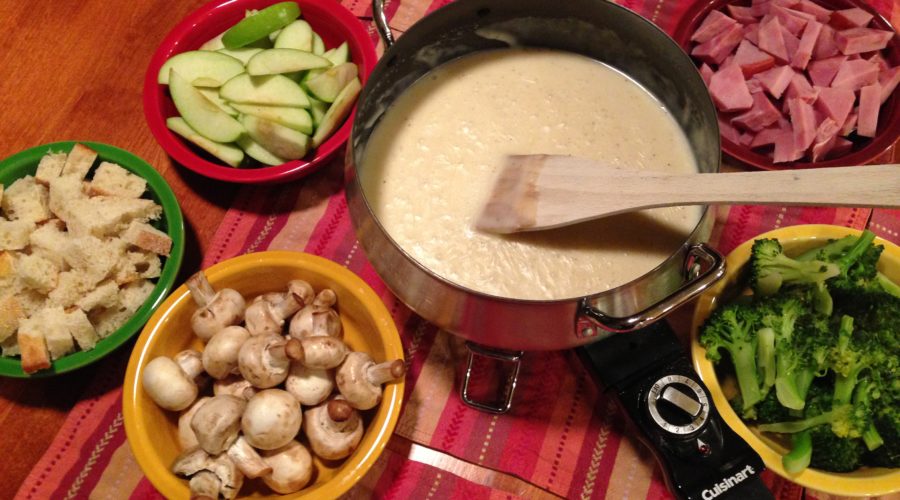 Cheese Fondue for Dinner