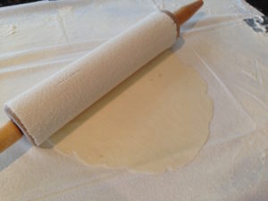 Rolling out lefse