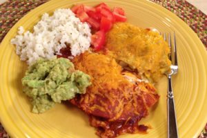 Chicken and Cheese Enchiladas