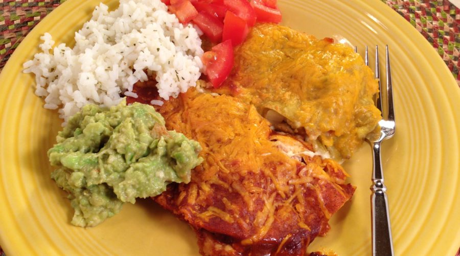 Chicken and Cheese Enchiladas