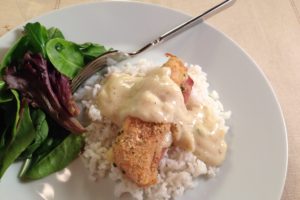 Chicken Cordon Bleu with Dijon Béchamel Sauce