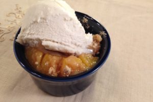 Peach Crumble