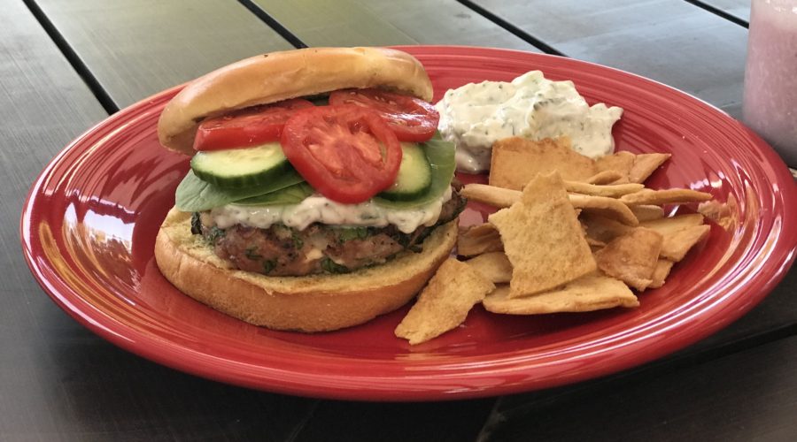 Greek Turkey Burgers