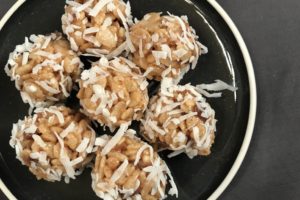 Coconut Krispie Date Balls