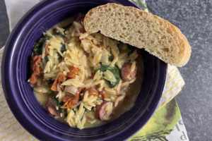 One-Pot Creamy Tuscan Orzo